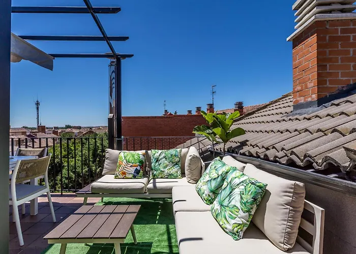 아파트 Baruhaus Terraza Duplex 발렌시아 데 돈 후안